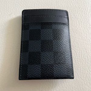 used once w tags LUIS VUITTON credit card/ money clip wallet
